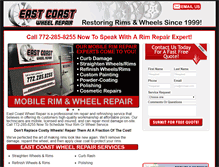 Tablet Screenshot of eastcoastwheelrepair.com